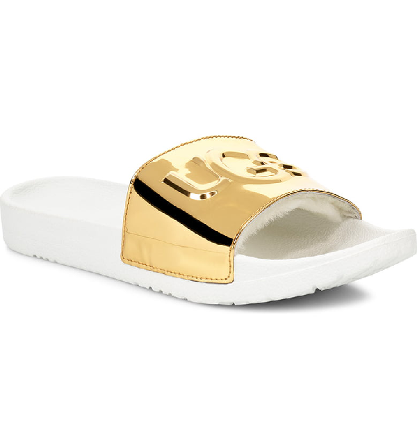 Royale Graphic Metallic Pool Slides 