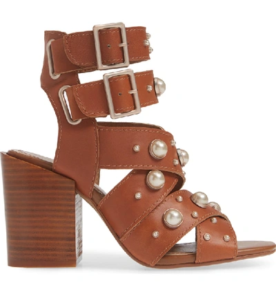 Shop Kelsi Dagger Brooklyn Mallory Sandal In Saddle Leather
