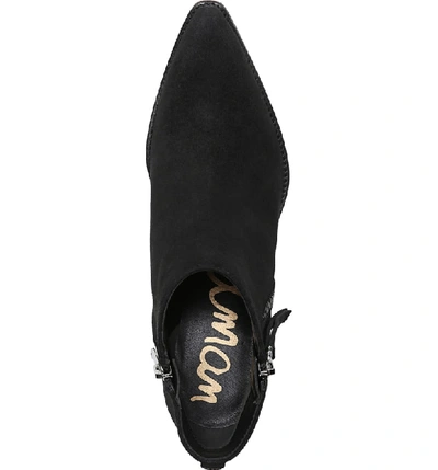 Shop Sam Edelman Walden Bootie In Black Suede