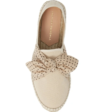 Shop Loeffler Randall Rowan Bow Espadrille In Natural