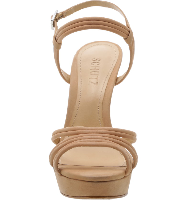 schutz beige sandals
