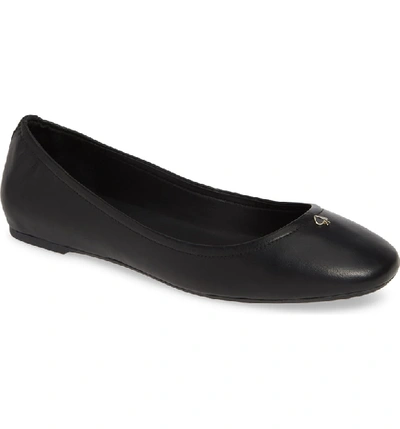 Shop Kate Spade Kora Ballet Flat In Black