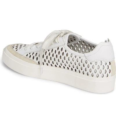 Shop Rag & Bone Army Perforated Low Top Sneaker In White