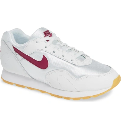 Nike Women's Outburst Low-top Sneakers In White/ True Berry/ Gum Yellow |  ModeSens