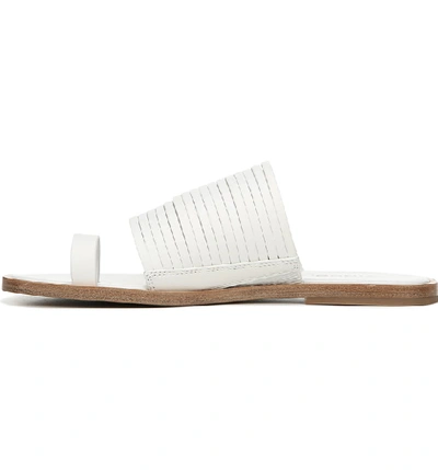 Shop Vince Penrose Toe Loop Sandal In Off White