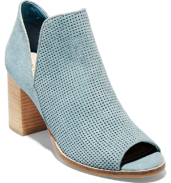 cole haan shiloh open toe bootie