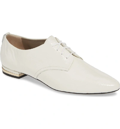 Shop Agl Attilio Giusti Leombruni Pointy Toe Derby In White Patent