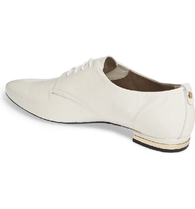 Shop Agl Attilio Giusti Leombruni Pointy Toe Derby In White Patent