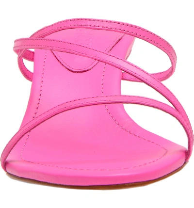Shop Schutz Evenise Slide Sandal In Neon Pink