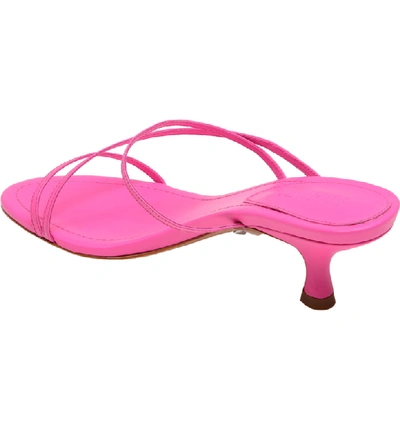 Shop Schutz Evenise Slide Sandal In Neon Pink