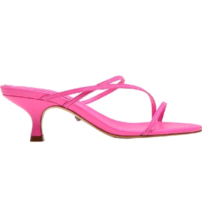 Shop Schutz Evenise Slide Sandal In Neon Pink