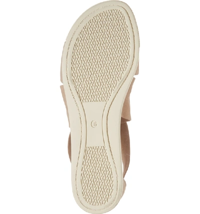 Shop Eileen Fisher Sport Platform Sandal In Latte Nubuck