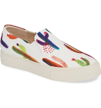 Shop Ariat Kenna Print Slip-on Sneaker In Cactus Print Fabric