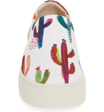 Shop Ariat Kenna Print Slip-on Sneaker In Cactus Print Fabric