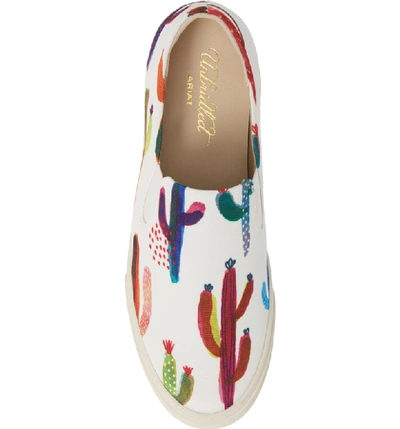 Shop Ariat Kenna Print Slip-on Sneaker In Cactus Print Fabric