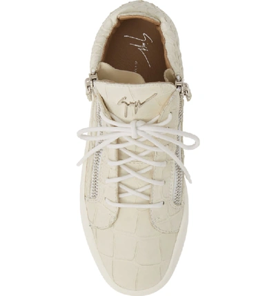 Shop Giuseppe Zanotti May London Sneaker In Ivory