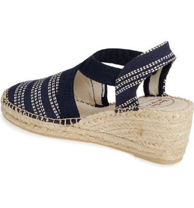 Shop Toni Pons 'tarbes' Espadrille Wedge Sandal In Pacific Fabric