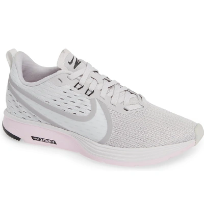 Nike Zoom Strike 2 Running Shoe In Grey/ Platinum/ Pink/ Black | ModeSens
