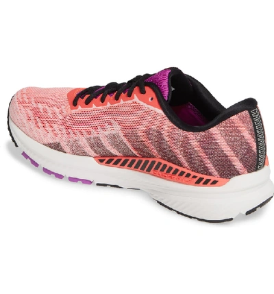 Shop Brooks Ravenna 10 Running Shoe In Coral/ Purple/ Black