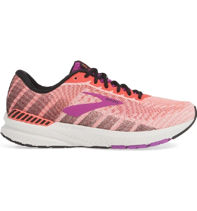 Shop Brooks Ravenna 10 Running Shoe In Coral/ Purple/ Black