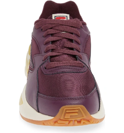Shop Fila Mindblower Shoe In Potent Purple/ Ecru/ Bamboo