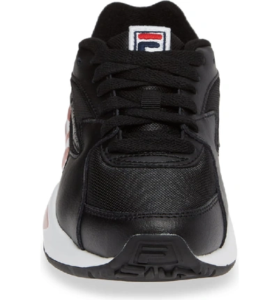 Shop Fila Mindblower Shoe In Black/ White/ Pink Shadow