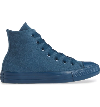 Shop Converse Chuck Taylor All Star Hi Sneaker In Blue Fir Suede