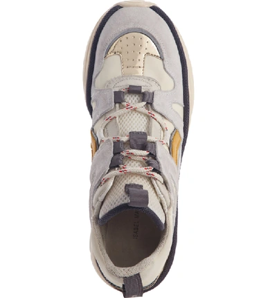 Shop Isabel Marant Kindsay Lace-up Sneaker In White
