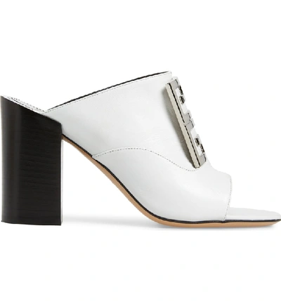 Shop Givenchy 4g Slide Sandal In White