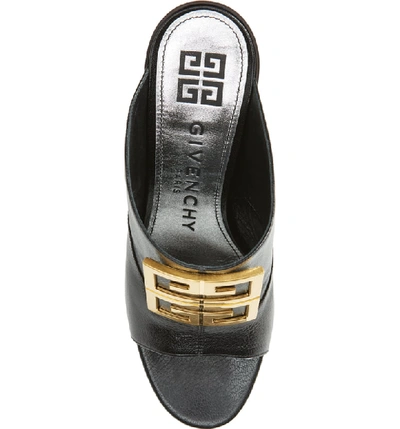Shop Givenchy 4g Slide Sandal In Black