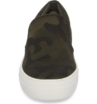 Shop Steve Madden Gills Platform Slip-on Sneaker In Camouflage
