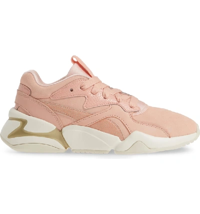 Shop Puma Nova Pastel Grunge Sneaker In Peach Bud/ Peach Bud