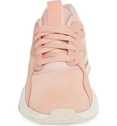 Shop Puma Nova Pastel Grunge Sneaker In Peach Bud/ Peach Bud