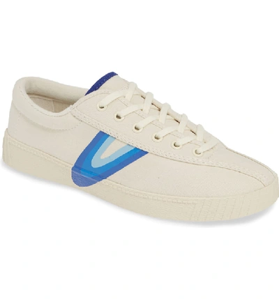 Shop Tretorn Nylite Sneaker In Cream/ Blue Violet