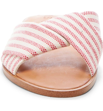 Shop 1.state Travor Slide Sandal In Red Leather