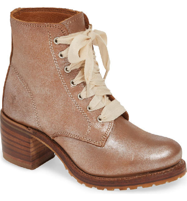 silver frye boots