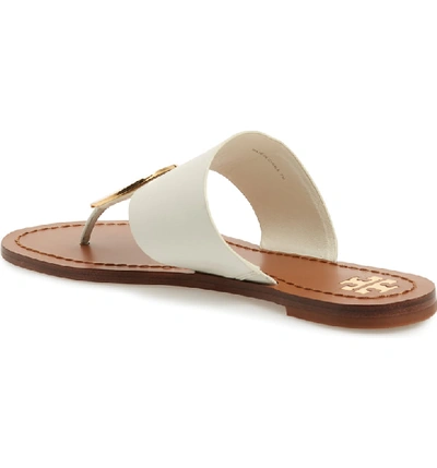 Shop Tory Burch Patos Sandal In Perfect Ivory/ Gold
