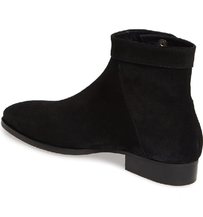 Shop Aquatalia Rose Suede Boot In Black Suede