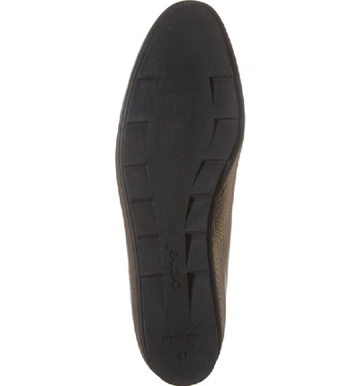 Shop Arche Bieceky Water Resistant Flat In Moon Leather