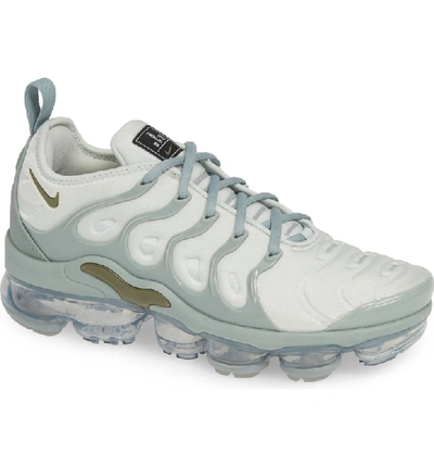 Shop Nike Air Vapormax Plus Sneaker In Light Silver/ Olive- Green