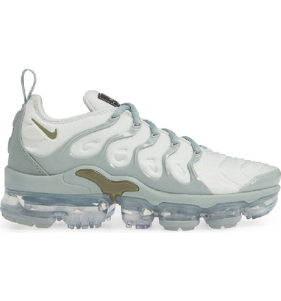 Shop Nike Air Vapormax Plus Sneaker In Light Silver/ Olive- Green
