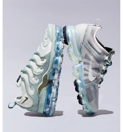 Shop Nike Air Vapormax Plus Sneaker In Light Silver/ Olive- Green