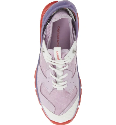 Shop Calvin Klein 205w39nyc Carla Sneaker In Lilac