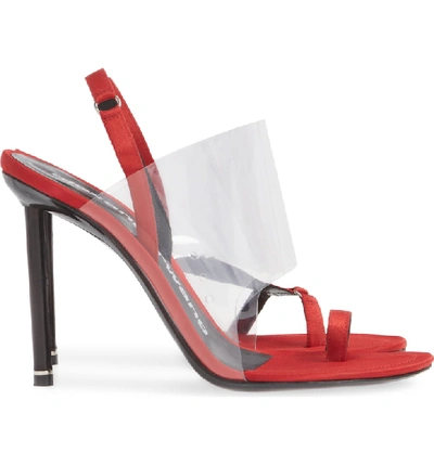 Shop Alexander Wang Kaia Sandal In Red