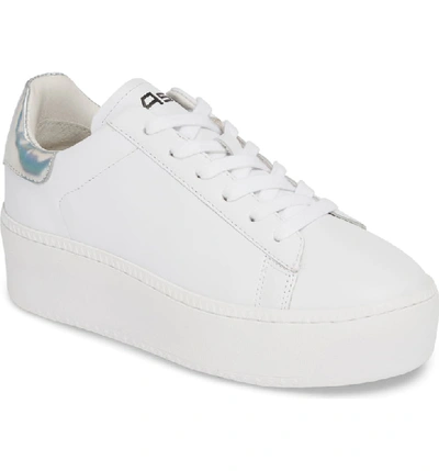 Shop Ash Cult Platform Sneaker In White/ Rainbow Leather