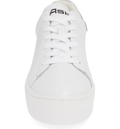 Shop Ash Cult Platform Sneaker In White/ Rainbow Leather