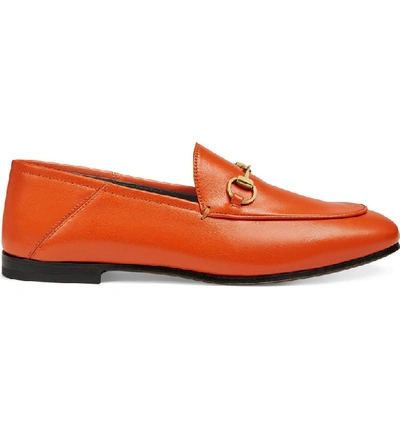 Shop Gucci Brixton Convertible Loafer In Deep Orange