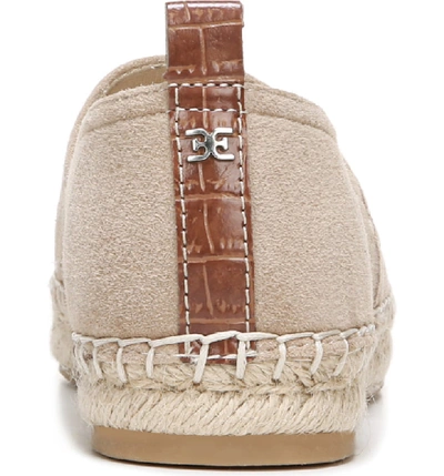 Shop Sam Edelman Khloe Espadrille Flat In Warm Taupe Suede