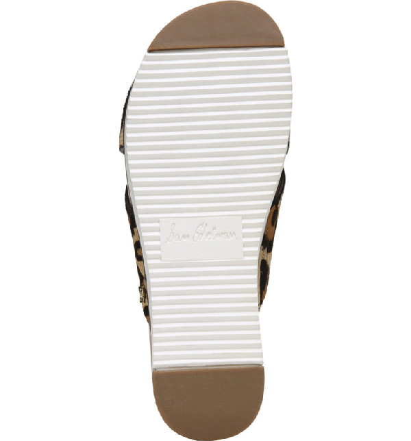 sam edelman audrea slide sandal leopard