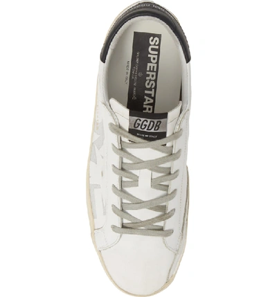 Shop Golden Goose Superstar Sneaker In White/ Silver